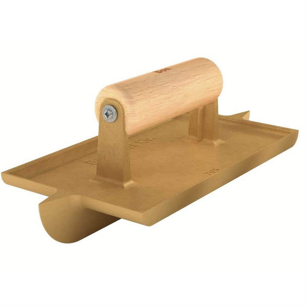 Bon Tool 8 in. x 4-1/2 in. Bi-Directional Concrete Groover Bit Size of 1 in. x 1/2 in. with Wooden Handle