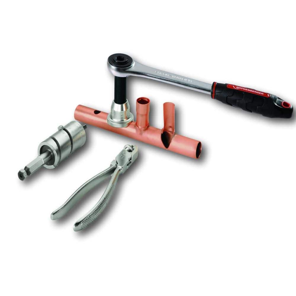 Rothenberger Pipe T-Extractor Set 1/2 in. 3/8 in. 7/8 in. 1-1/8 in.