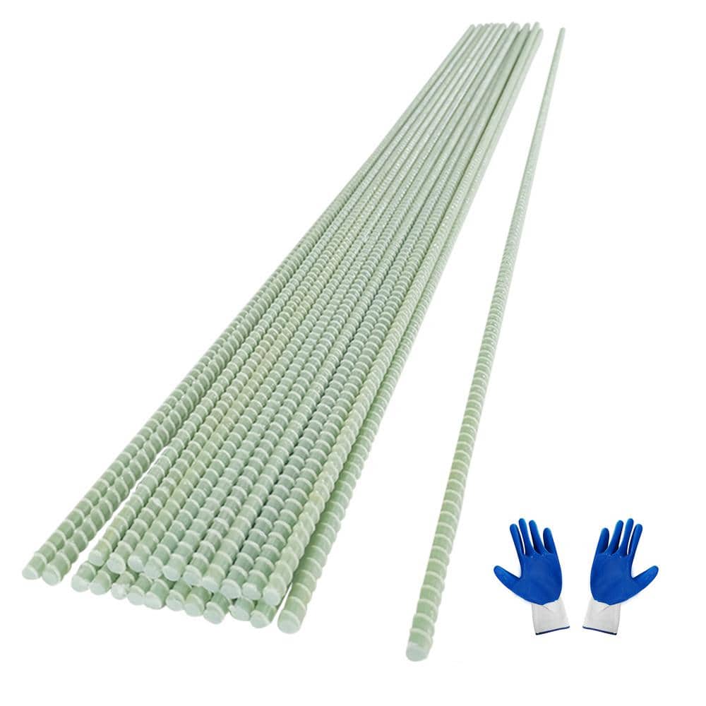 Wellco 1/4 in. x 72 in. #2 Nature Surface FRP Rebar (12-Pack)