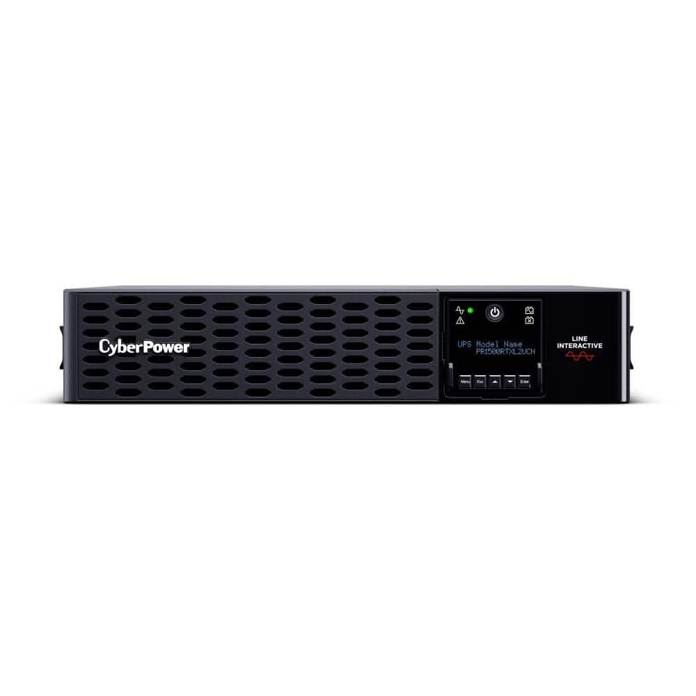CyberPower 1500VA/1500W, 120-Volt, Line Interactive, Sine Wave, 2U Rack/Tower Battery Backup