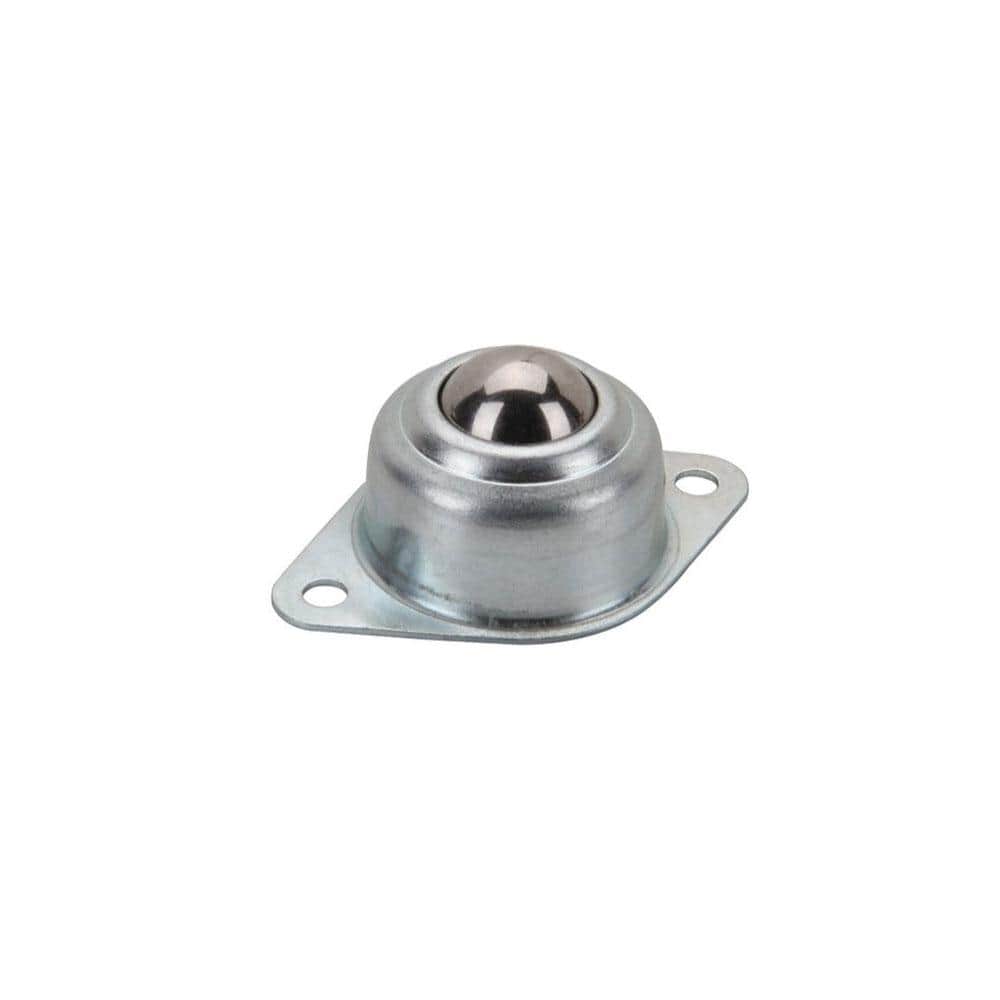 Everbilt 1/2 in. Silver Steel Roller Ball Caster with 30 lbs. Load Rating