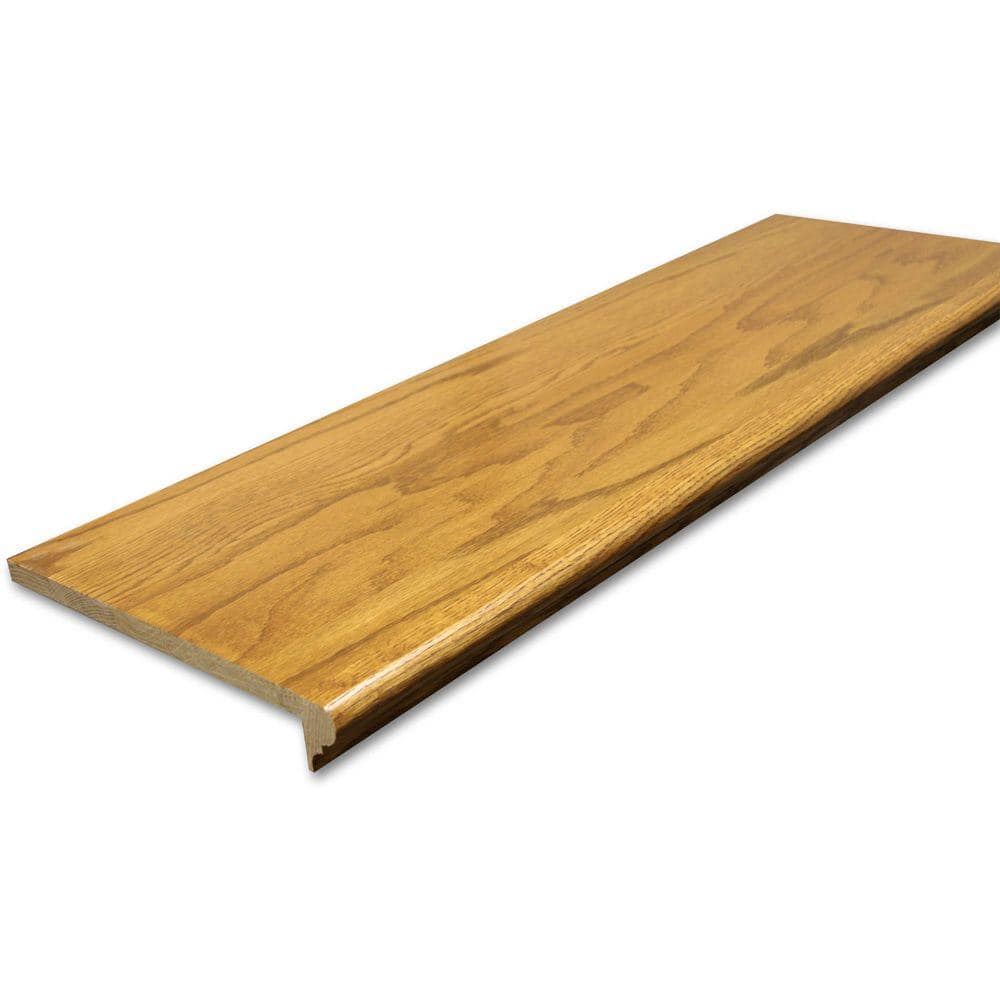 Stairtek Retread 0.625 in. x 11.5 in. x 36 in. Prefinished Marsh Red Oak No Return Stair Tread