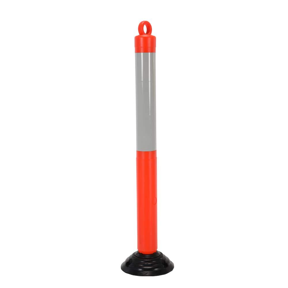 Vestil 47 in. x 4 in. Diameter Orange Plastic Bollard