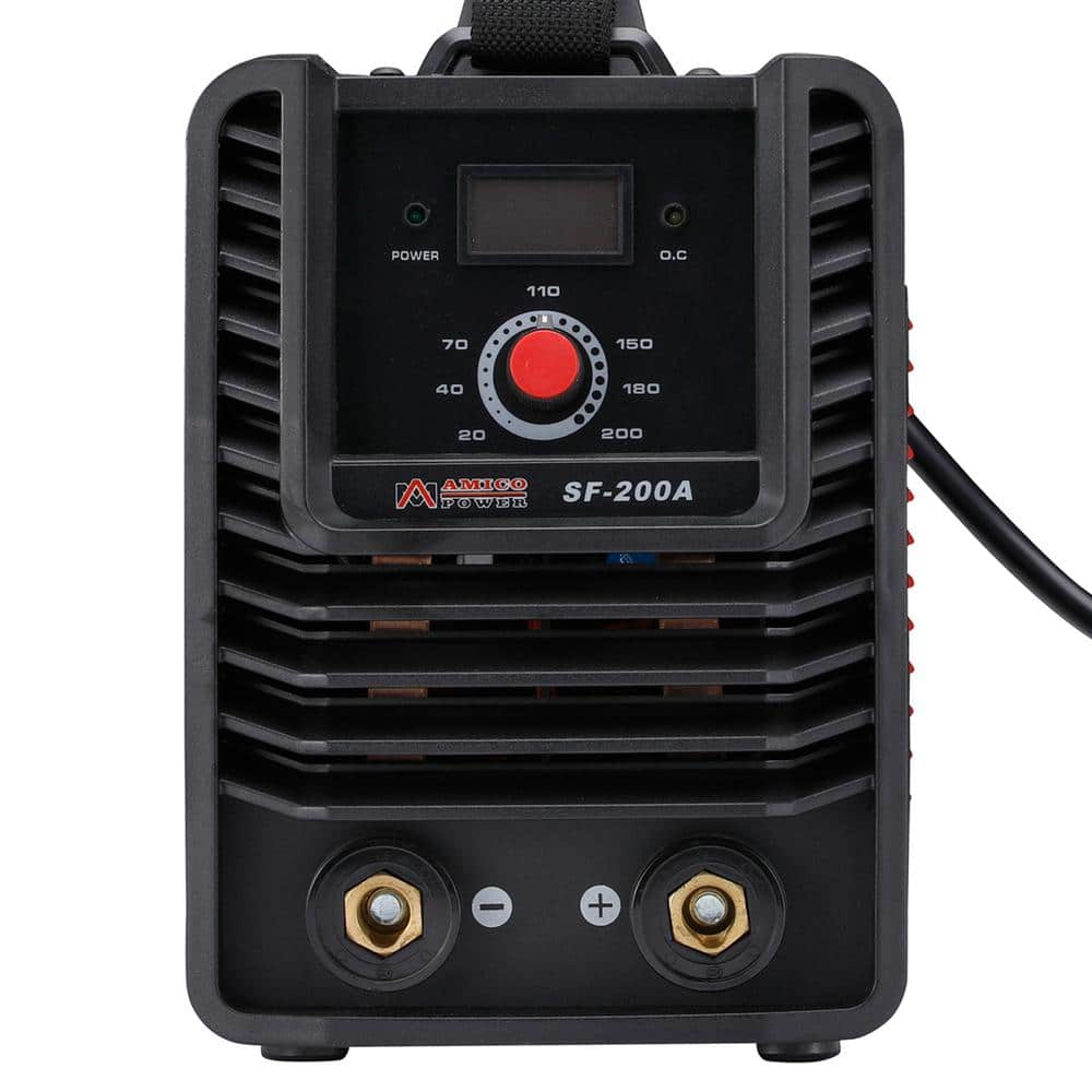 AM AMICO ELECTRIC 200 Amp 115-Volt and 230-Volt Dual Voltage Stick Arc MMA DC Welder IGBT Digital Inverter Welding Machine