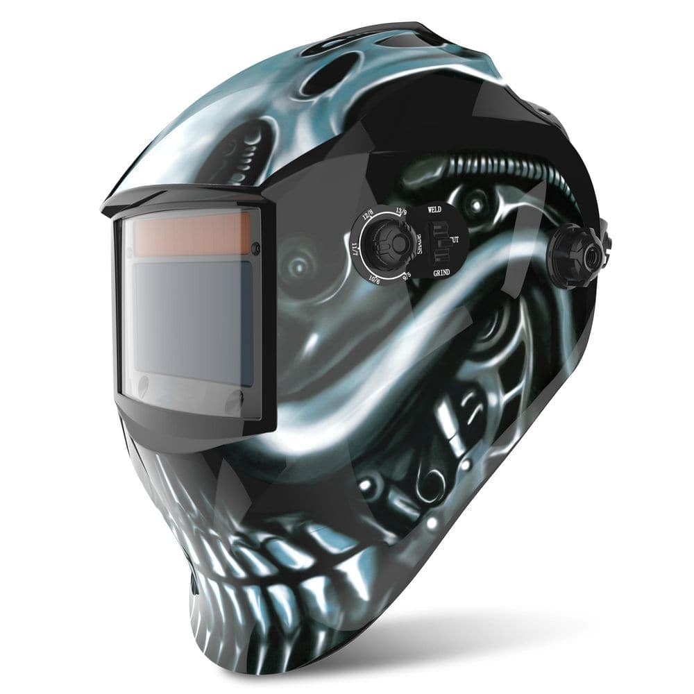 MYWISH 4-Sensor True Color Solar Auto Darkening Welding Helmet, Variable Shade DIN 5-13, for TIG/MIG/MMA Welding, Cutting