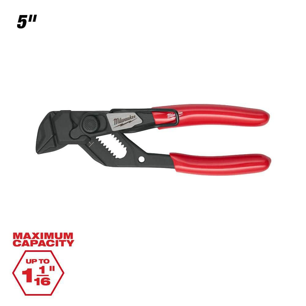 Milwaukee 5 in. Straight Jaw Pliers Wrench with Belt Clip