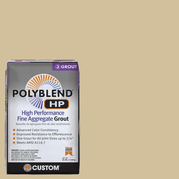 Custom Building Products Polyblend HP #122 Linen 25lb High Performance Fine Aggregate Grout
