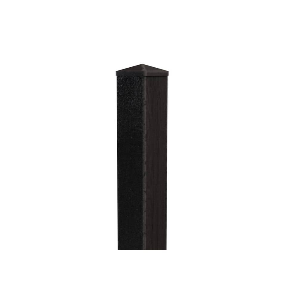 Natures Composites 5 x 5 x 94 in. Composite Commercial Grade Post with Post Cap-Designed for Hanging NC Gates-Raven