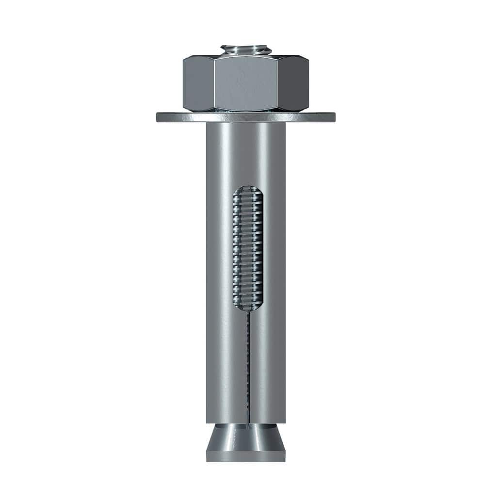 Simpson Strong-Tie Sleeve-All 1/2 in. x 2-1/4 in. Hex Head Zinc-Plated Sleeve Anchor (50-Pack)