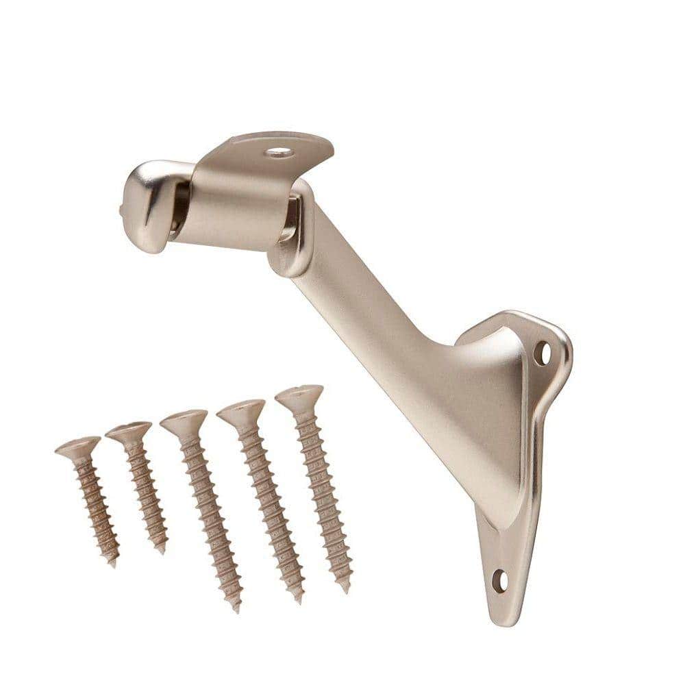 Everbilt Satin Nickel Light-Duty Handrail Bracket