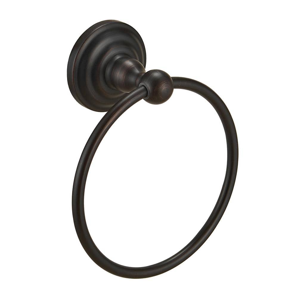 BWE Traditional Wall Mounted Towel Ring Bathroom Accessories Hardware in Oil Rubbed Bronze