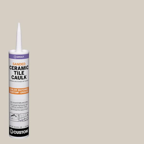 Custom Building Products Polyblend #545 Bleached Wood 10.5 oz. Sanded Ceramic Tile Caulk