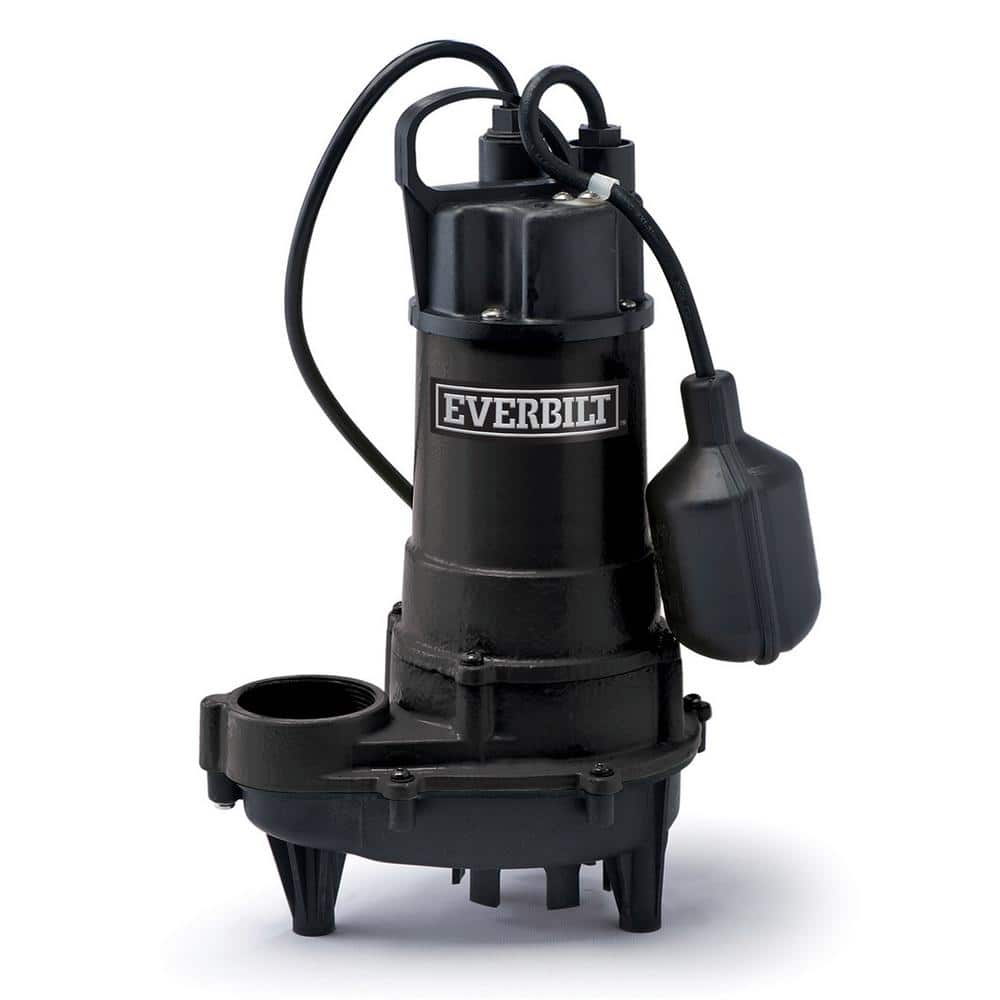 Everbilt 1/2 HP Effluent Septic Pump with Tethered Switch