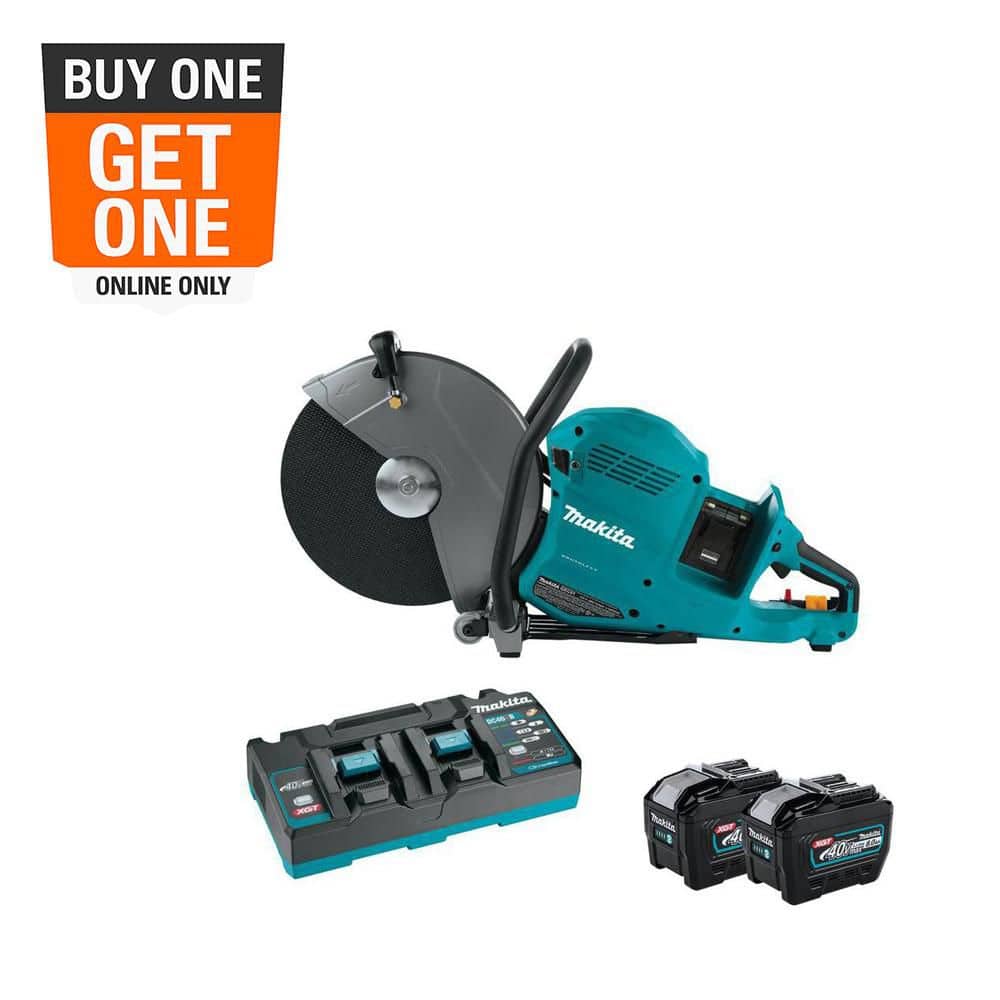 Makita 80V max (40V max X2) XGT Brushless Cordless 14 in. Power Cutter Kit (8.0Ah)