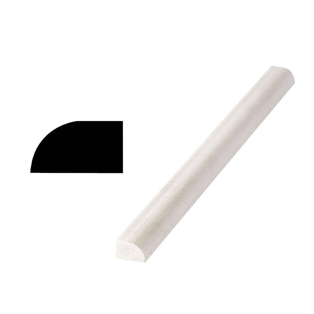 TRIMFINITY WM 127 3/4 in. x 7/16 in. x 192 in. EcoPoly Interior Polystyrene Shoe Moulding
