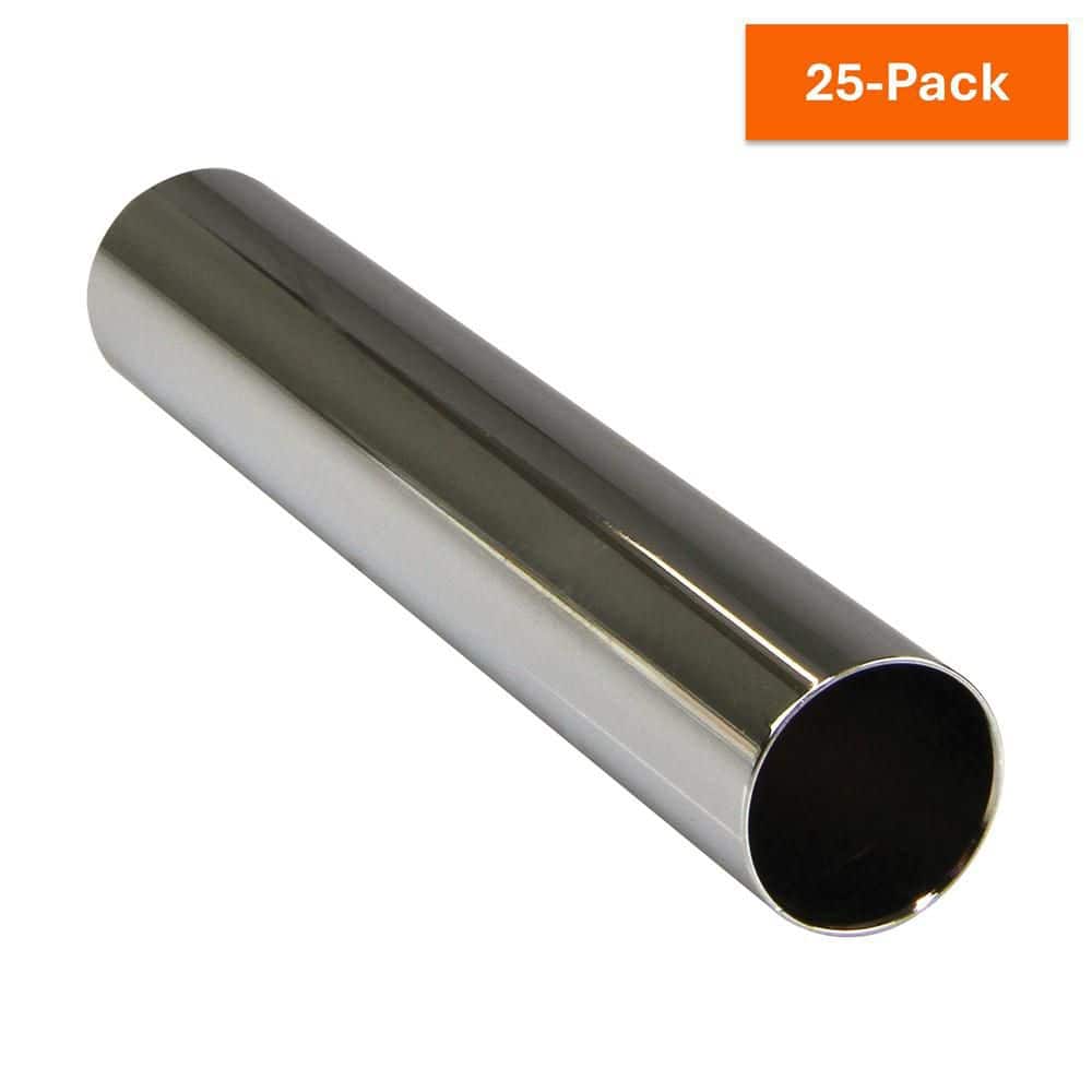 Uponor 1/2 in. PEX (11/16 in. O. D. ) Chrome Finishing Sleeve (25-Pack)