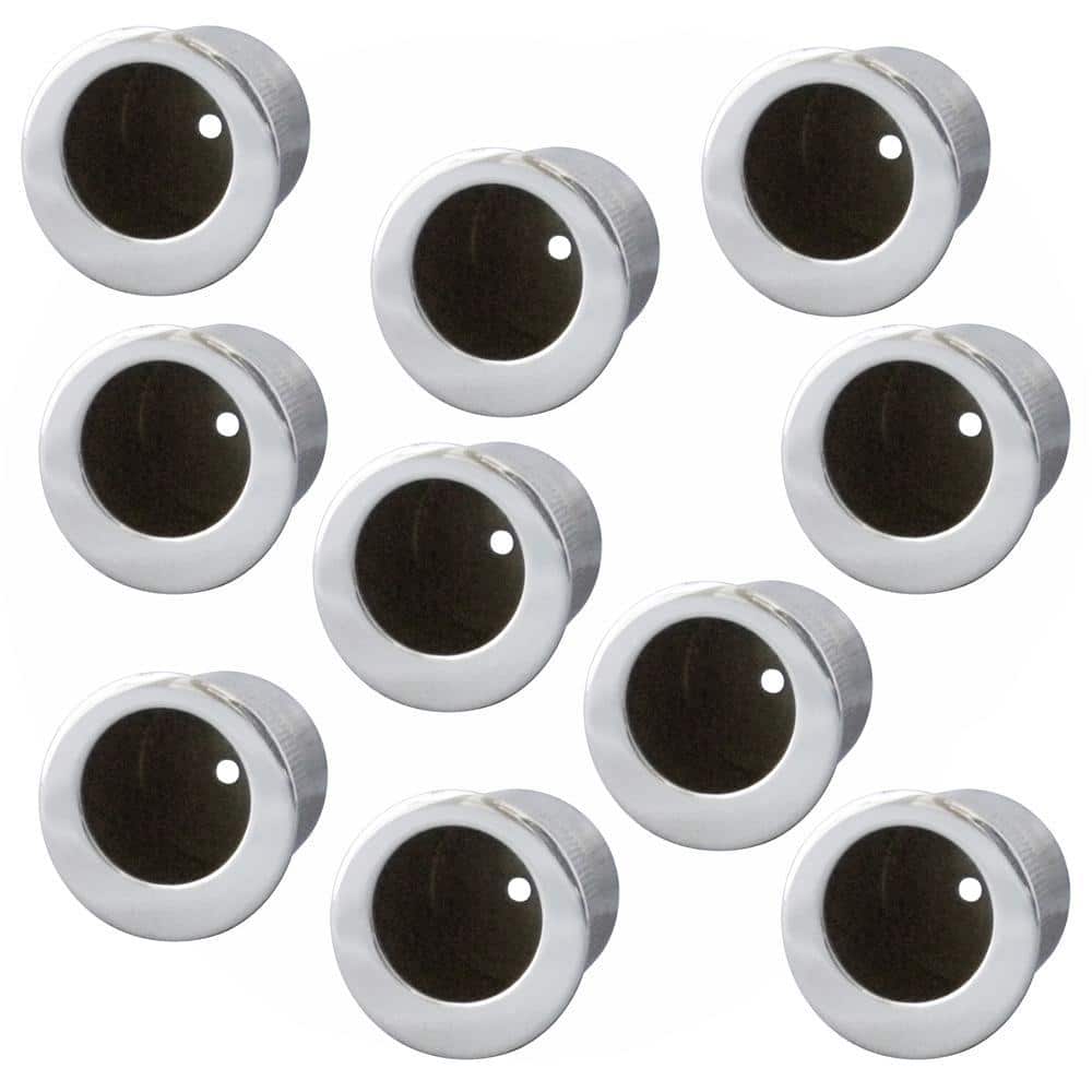 INOX EPIX Round 1 in. Dia Polished Stainless Steel Round Edge Pull (10-Pack)