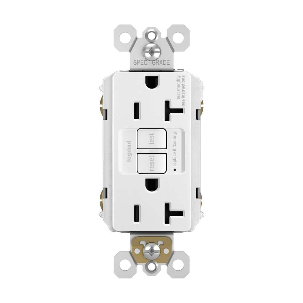 Legrand radiant 125-Volt Tamper Resistant GFCI Residential/Commercial Decorator Duplex Outlet