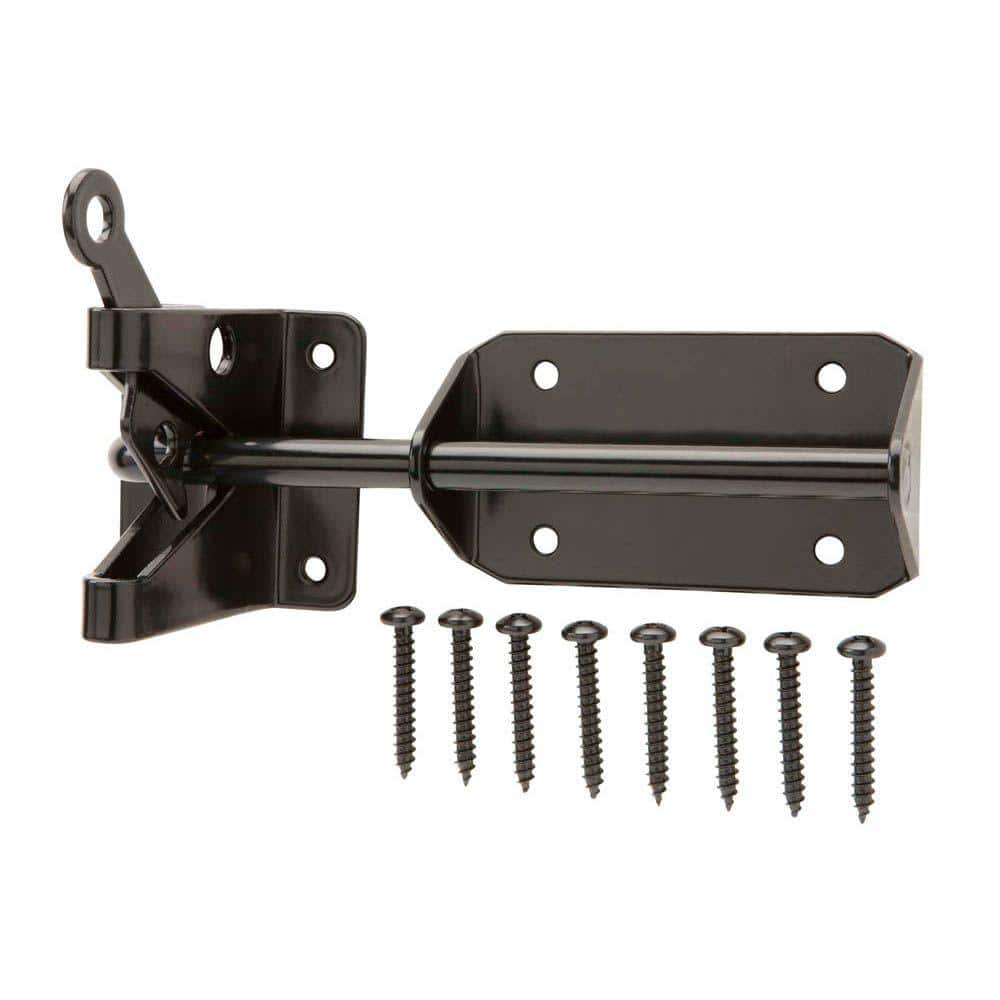 Everbilt Black Heavy-Duty Gate Latch