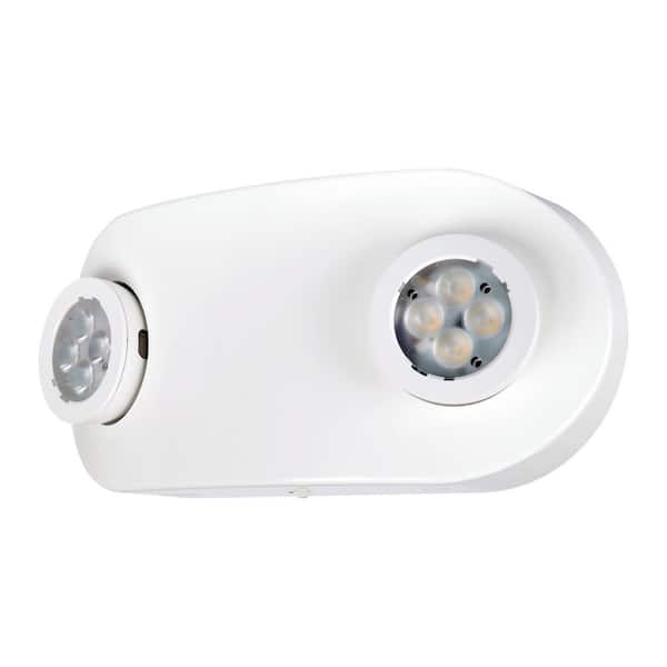 Sure-Lites SEL White Integrated LED Plastic Emergency Light LFP Coverage Area of 30 ft.