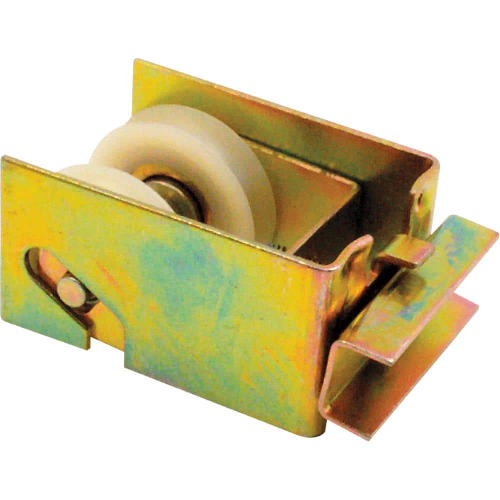 Prime-Line 1-1/4 in., Nylon Ball Bearing Sliding Door Dual Roller Assembly, Ador Hilite