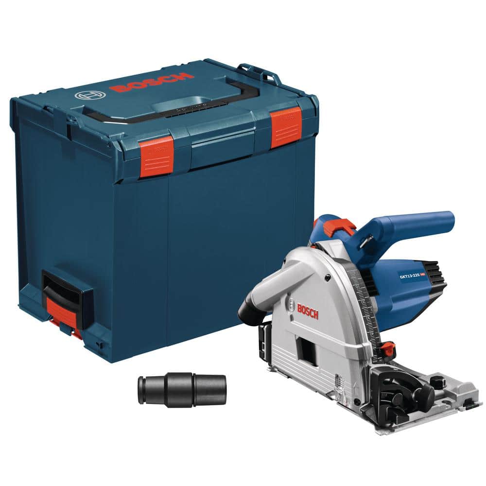 Bosch 6-1/2 in. 13 Amp Corded Track Saw with Plunge Action and L-Boxx Carrying Case