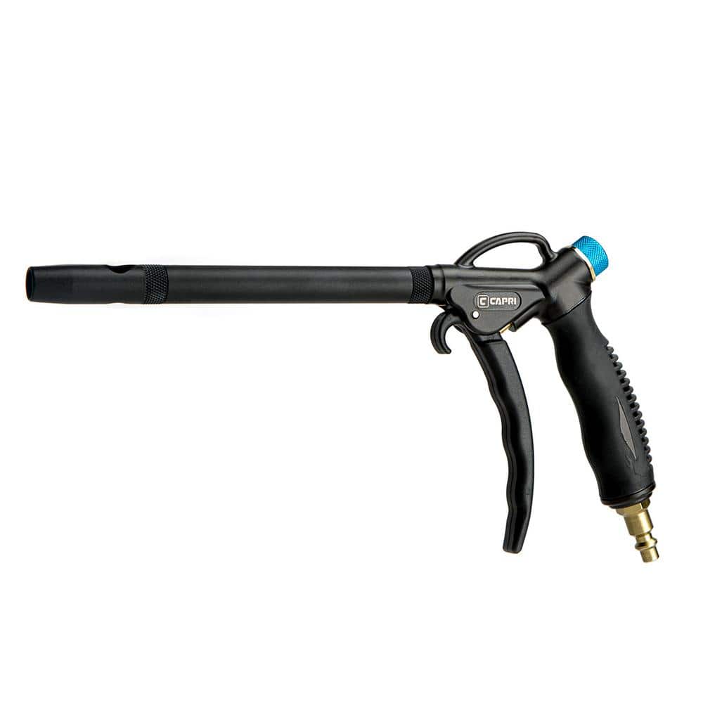 Capri Tools High Performance Air Blow Gun with Adjustable Air Flow and Extended Nozzle