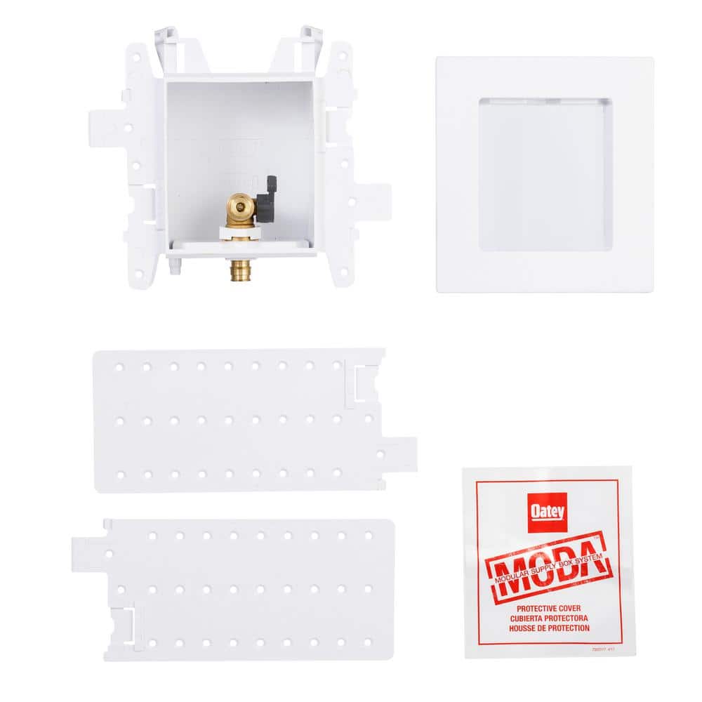 Oatey Moda 1/2 in. Brass PEX1960 Compression Ice Maker Outlet Box