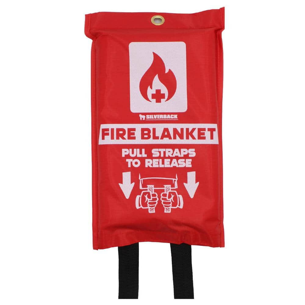 ADAMAX INC 40 in. x 40 in. Fire Blanket, 2-Pack