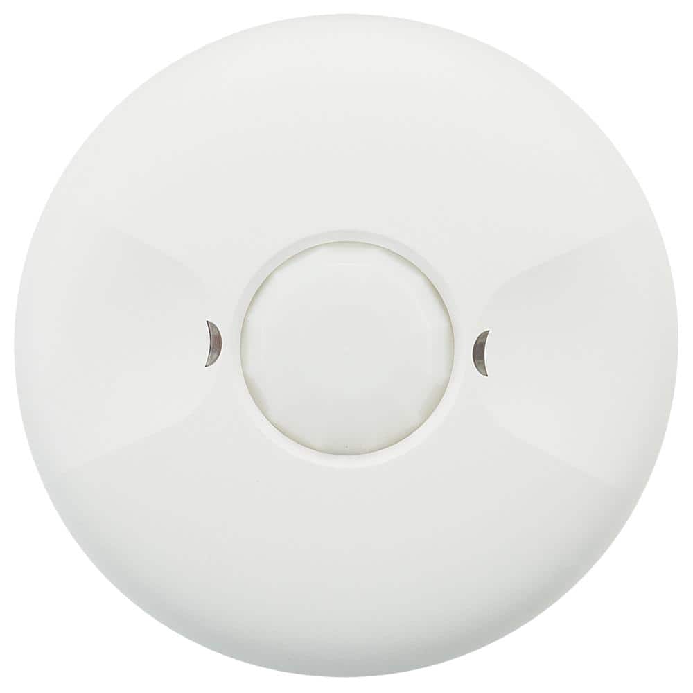 Intermatic IOS Series 5 A Single Pole Ceiling Mount Line Voltage Occupancy Sensor with 360-Degree Coverage Pattern, White