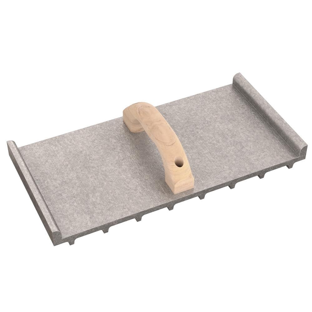 Bon Tool 16 in. x 8 in. Straight Aluminum Wheelchair Ramp Hand Tool Groover