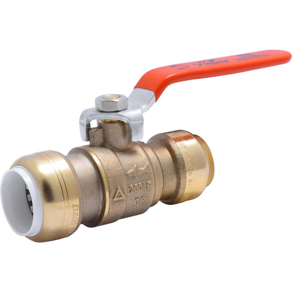 SharkBite Push-to-Connect PVC IPS CTS Brass Ball Valve