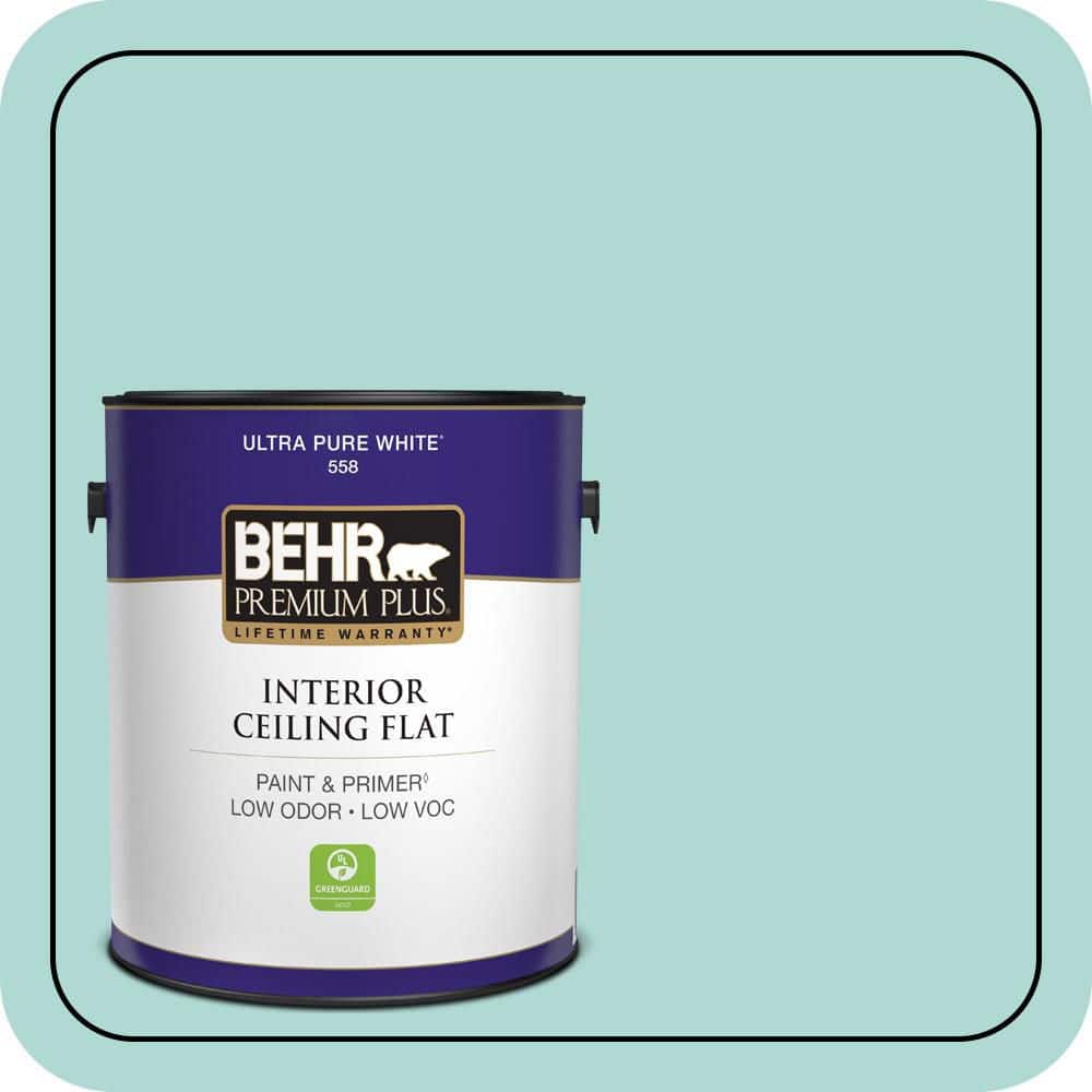 BEHR PREMIUM PLUS #M450-3 Ceiling Flat Interior Paint & Primer