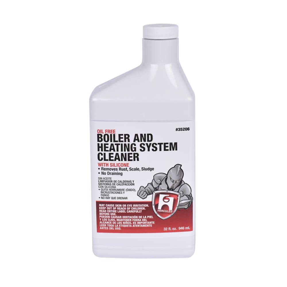 Hercules 32 oz. Heating System and Boiler Cleaner with Silicone