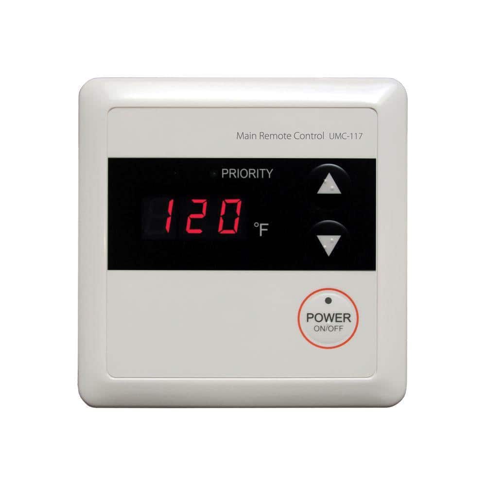 Rheem Residential Wired Main Remote Control for Tankless Gas Water Heaters