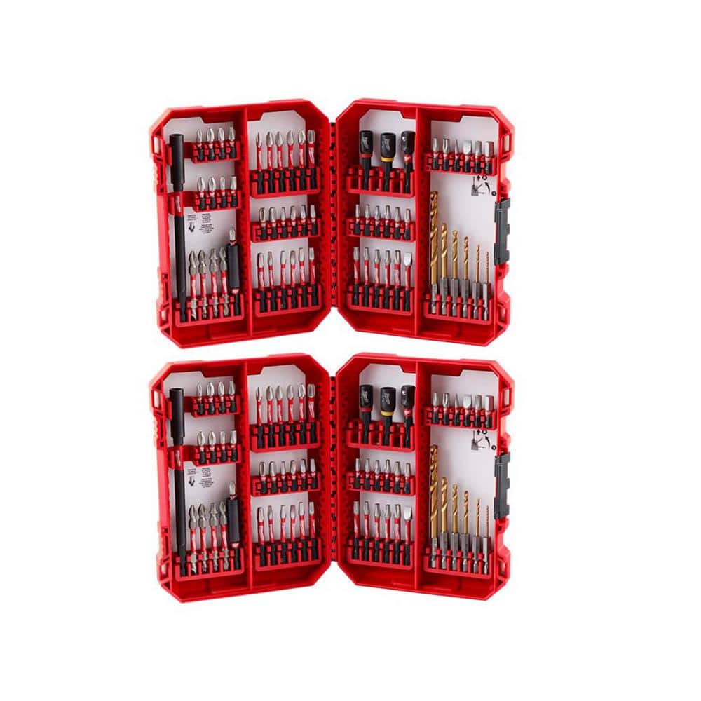 Milwaukee SHOCKWAVE Impact-Duty Alloy Steel Screw Driver Bit Set (120-Piece)