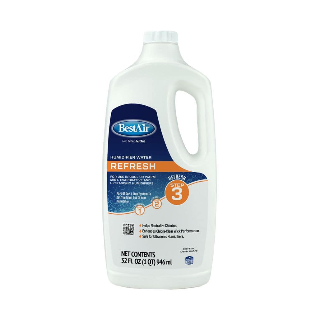 BestAir Humidifier Refresh Plus Vitamin C, 32 oz. (4-Pack)