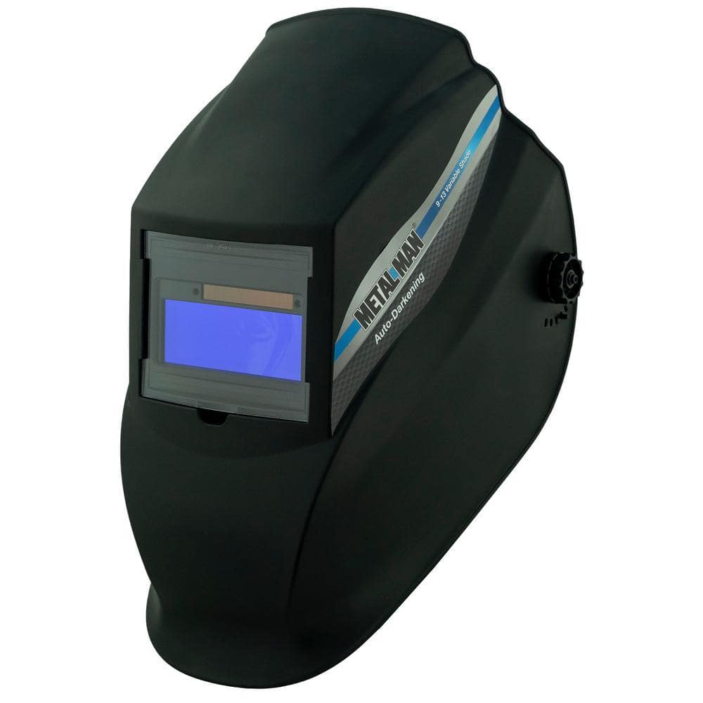 METAL MAN AB8100SC 9 -13 Shade Auto Darkening Welding Helmet With 3.62 in. x 1.36 in. viewing area