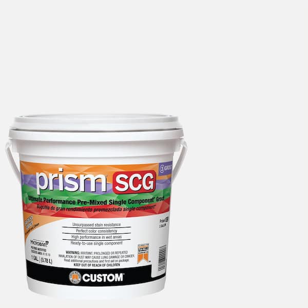 Custom Building Products Prism SCG #640 Arctic White 1 gal. Ultimate Performance Pre-Mixed Single Component Grout