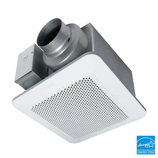 Panasonic Whisper Choice Auto DC Pick-A-Flow 80/110 CFM Ceiling Bathroom Exhaust Fan with Humidity Sense and Flex-Z Fast Bracket