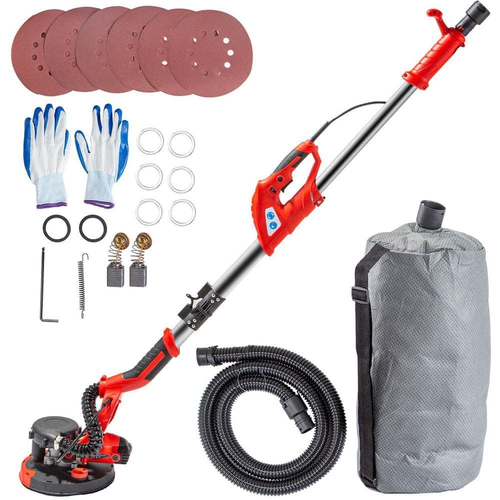 VEVOR Drywall Sander 850-Watt, Electric Sander Variable Speed from 800-1750RPM, Drywall Sander Foldable Sheetrock Sander