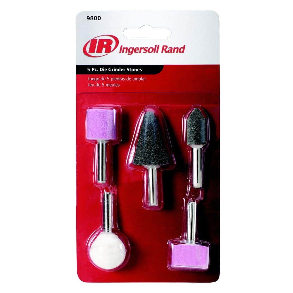 Ingersoll Rand 5-Piece 1/4 in. Shank Grinding Stone Kit for Die Grinders