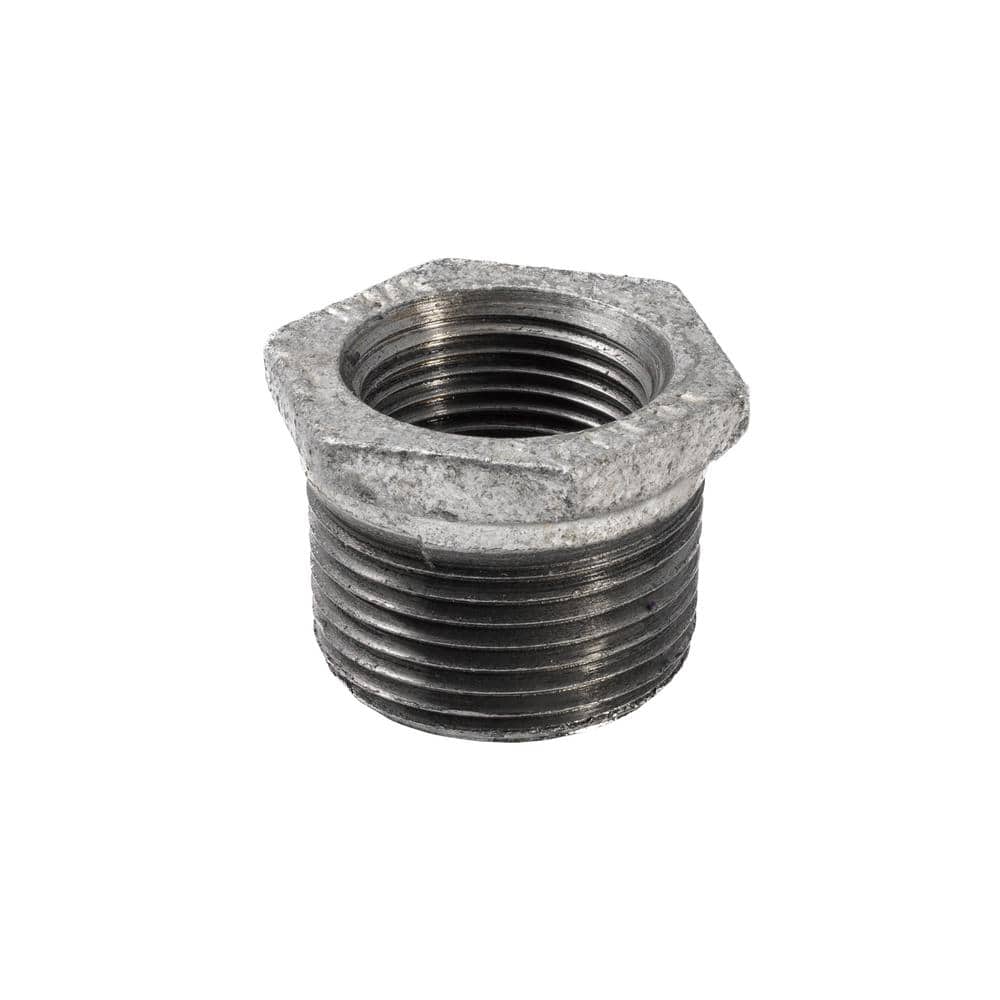 Southland 3/4 in. Galvanized Malleable Iron MPT FPT Hex Bushing Fitting