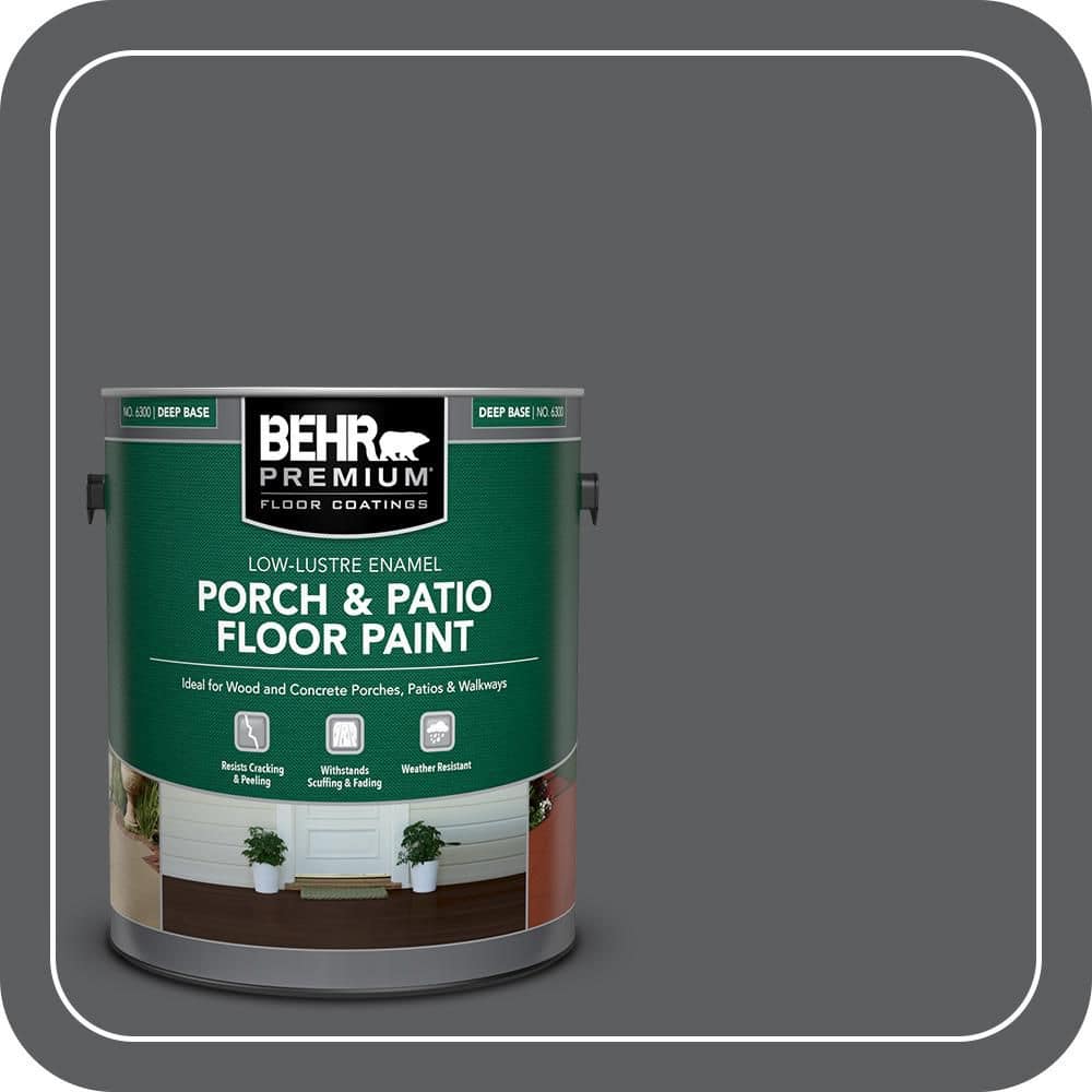 BEHR PREMIUM #N500-6 Low-Lustre Enamel Interior/Exterior Porch and Patio Floor Paint