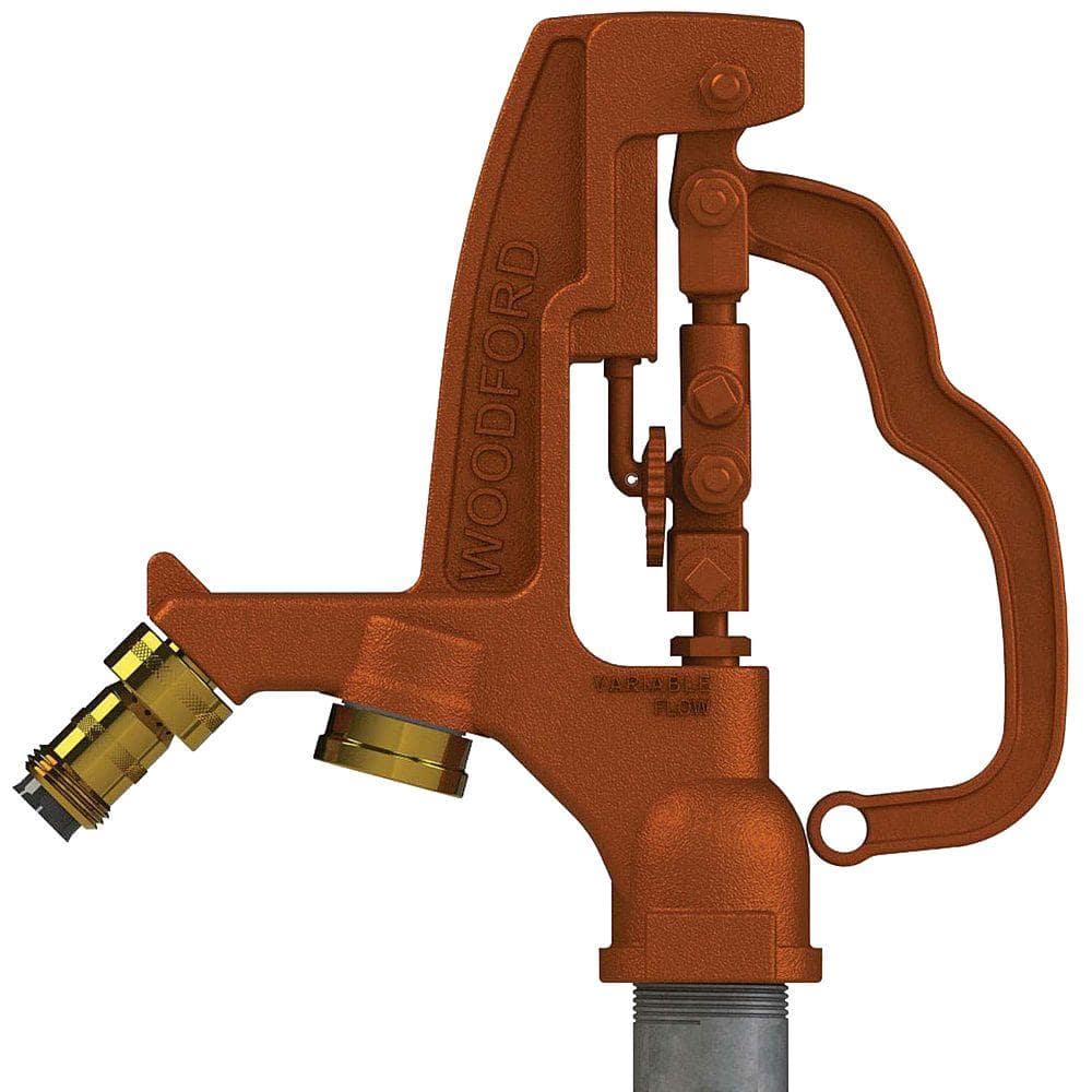 Woodford 1 in. x 3/4 in. NPT x MPT 1-1/4 in. Galvanized Steel Pipe x 4 ft. Bury Y2 Auto Drain Backflow Protected Yard Hydrant