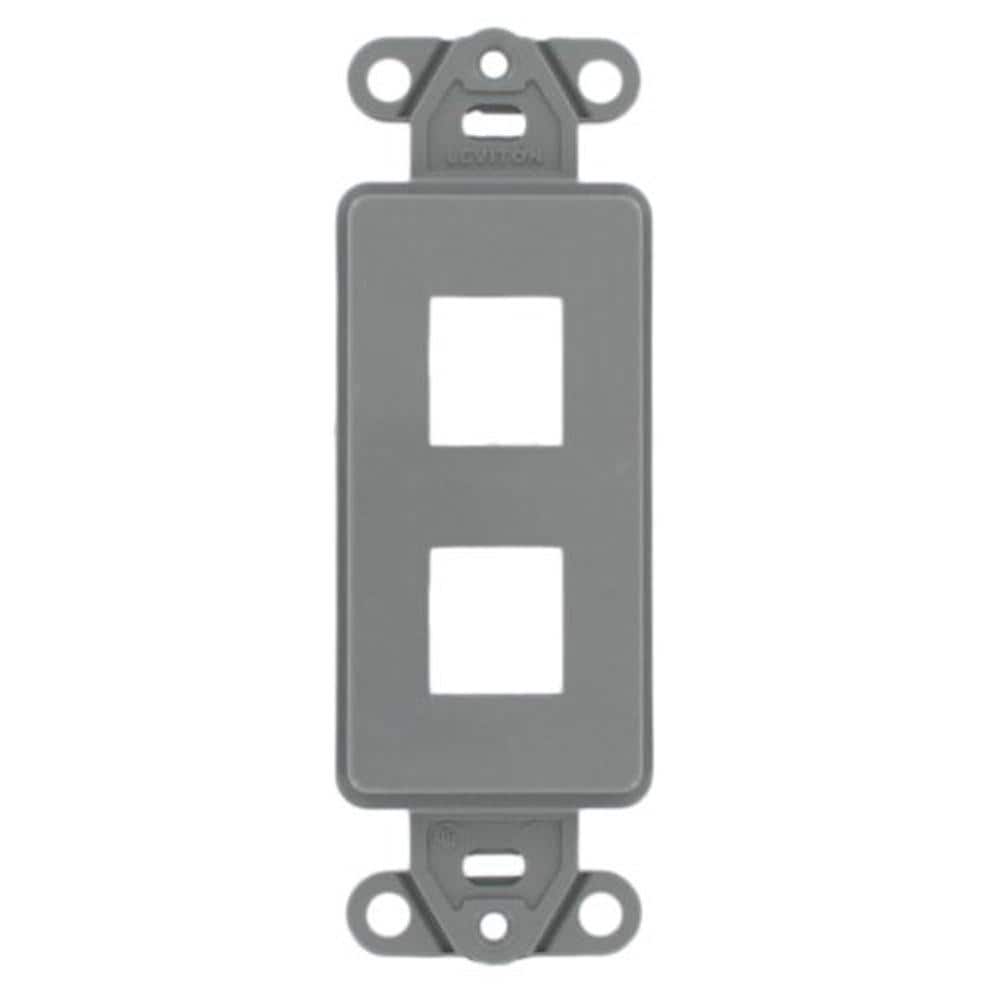 Leviton Decora QuickPort 2-Port Insert 41642-I