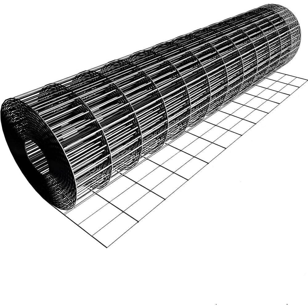 Tidoin 40 in. x 99 ft. 16-Gauge PVC and Metal Vinyl-Coated Welded Wire Mesh Support Poultry Cage Protective Fence