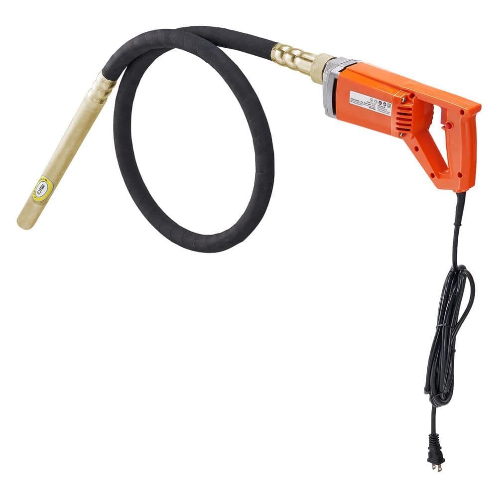SKYSHALO Handheld Concrete Vibrator, 800W Electric Vibrator 13000 VPM, 6.6 ft. / 2 m Shaft Rod, Portable, Remove Air Bubble