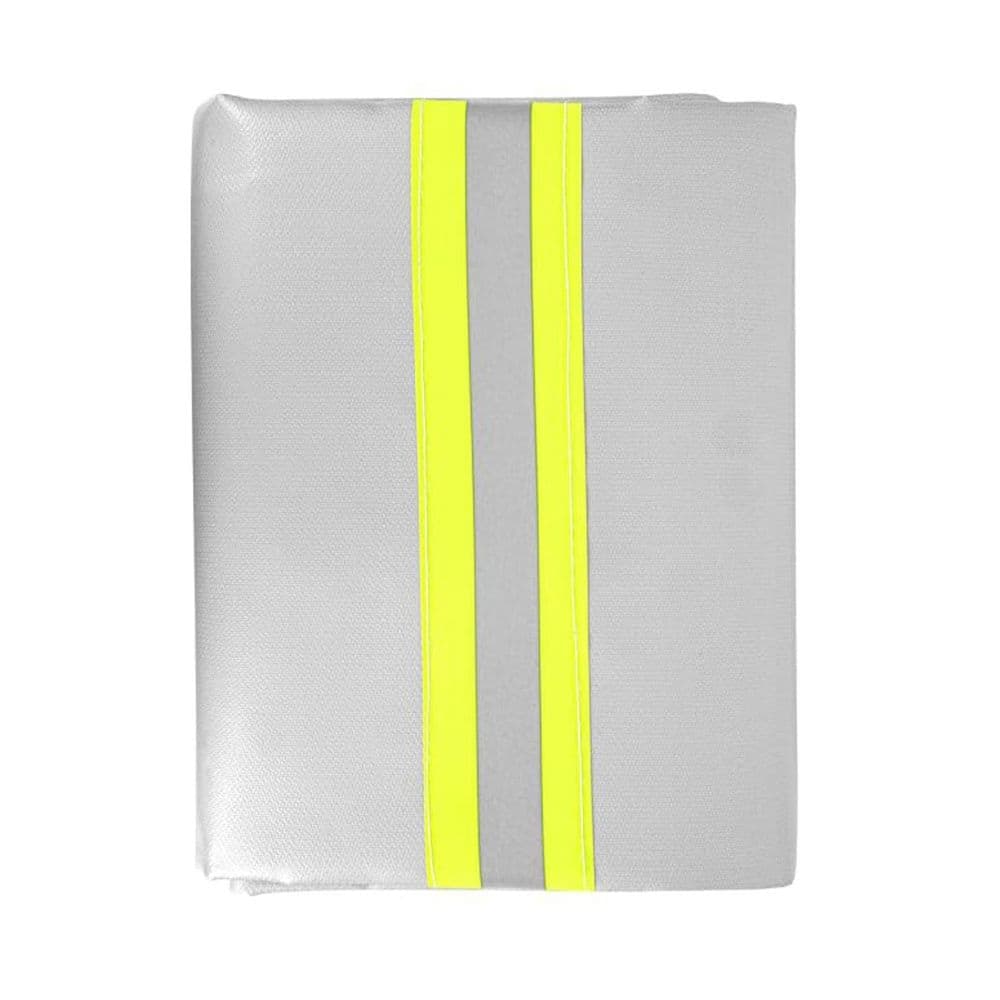 Ahfiwaso Silicone Coated Fiberglass Emergency Fireproof Cloak Hooded Fire Blanket Heat Resistant Safety Cover Silver