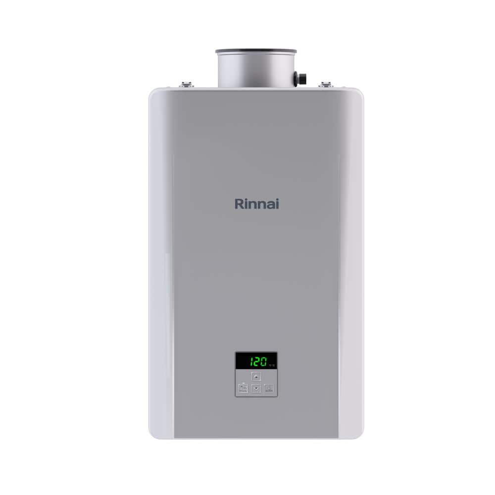 Rinnai High Efficiency Non-Condensing 9.8 GPM Residential 199,000 BTU Interior Tankless Water Heater